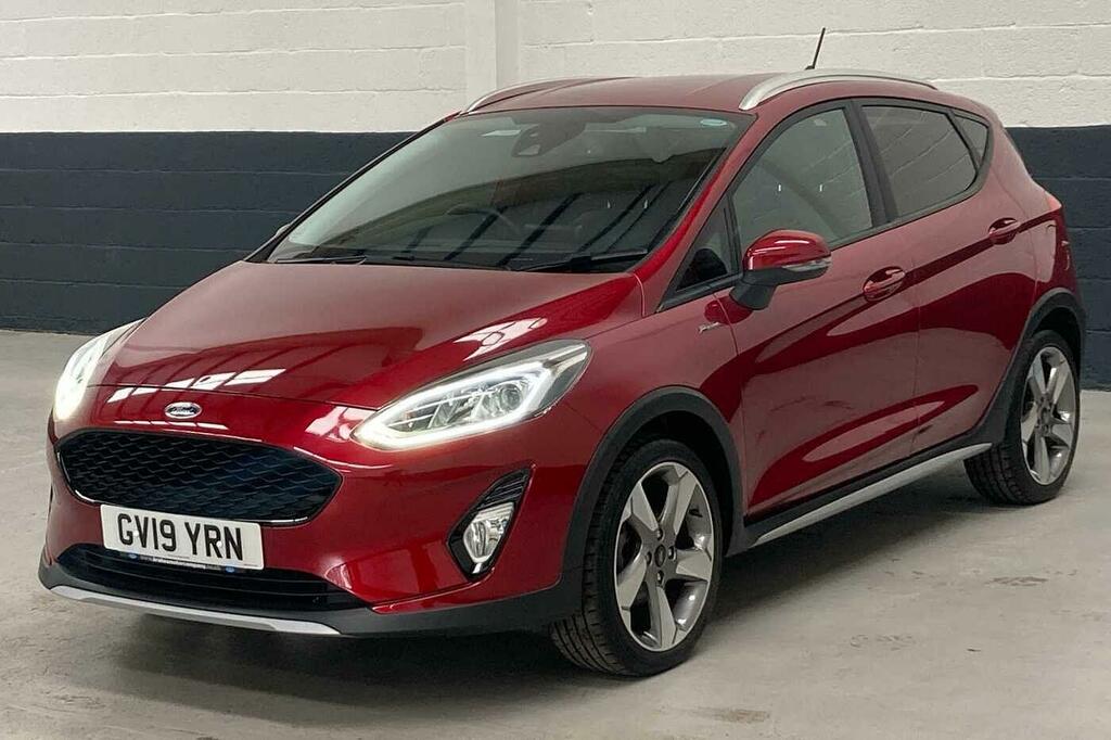 Ford Fiesta 1.0T Ecoboost Active X Euro 6 Ss GV19YRN Red #3