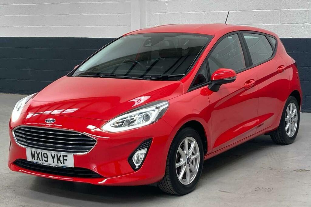 Ford Fiesta 1.0T Ecoboost Zetec Euro 6 Ss WX19YKF Red #3