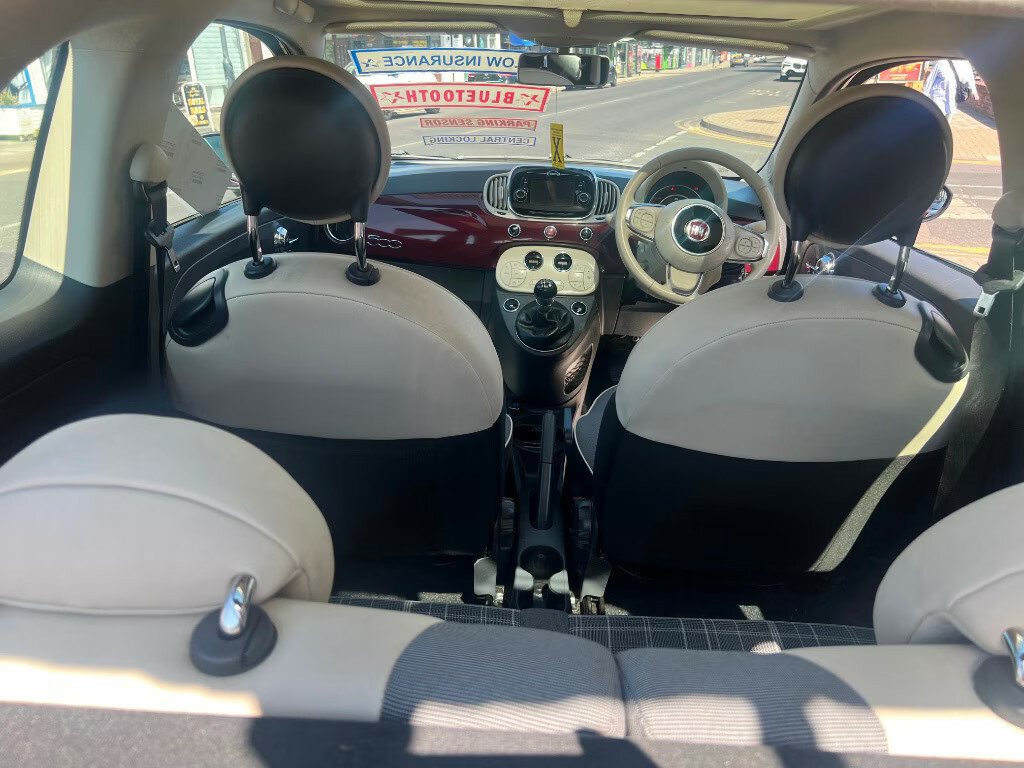 Fiat 500 1.2 Lounge Hatchback Red #5