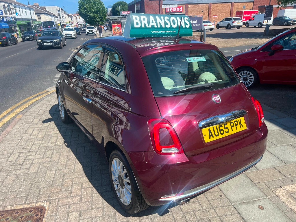 Fiat 500 1.2 Lounge Hatchback Red #3