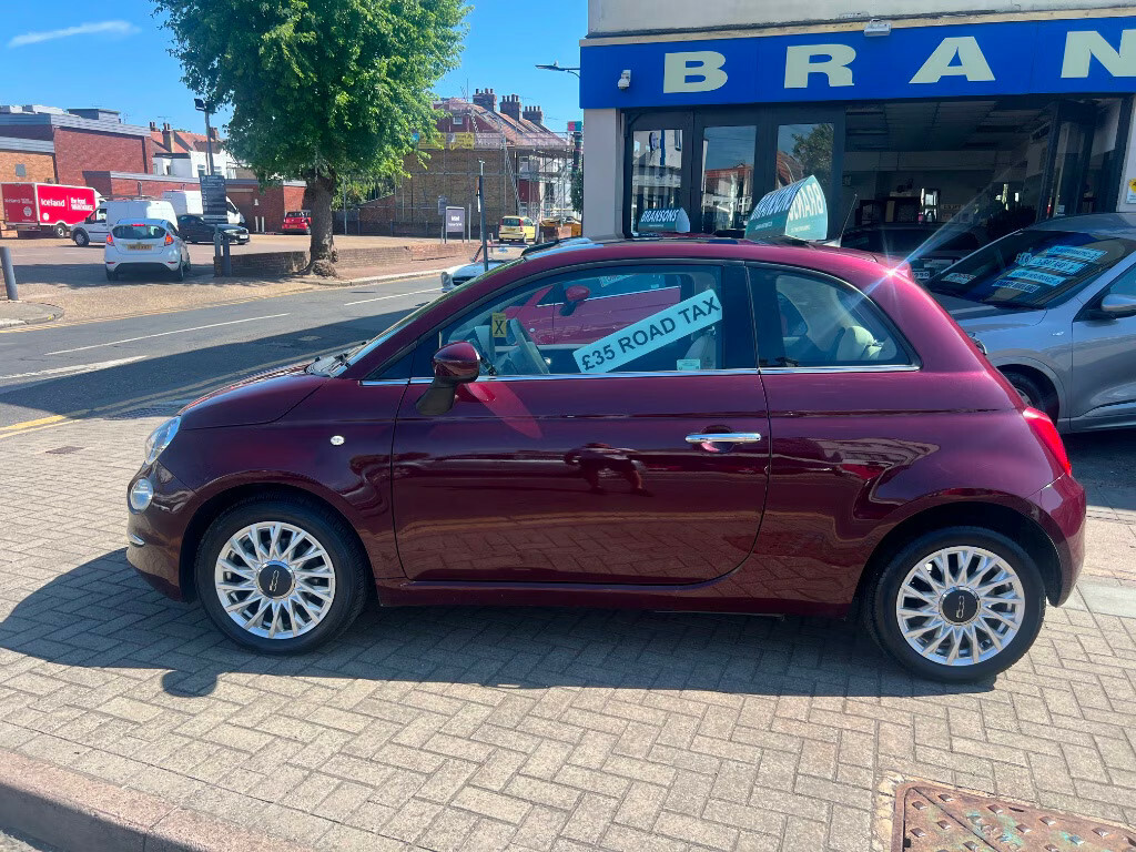 Fiat 500 1.2 Lounge Hatchback Red #2