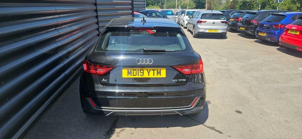 Audi A1 1.0 Tfsi 30 S Line Sportback Euro 6 Ss MD19YTM Black #3