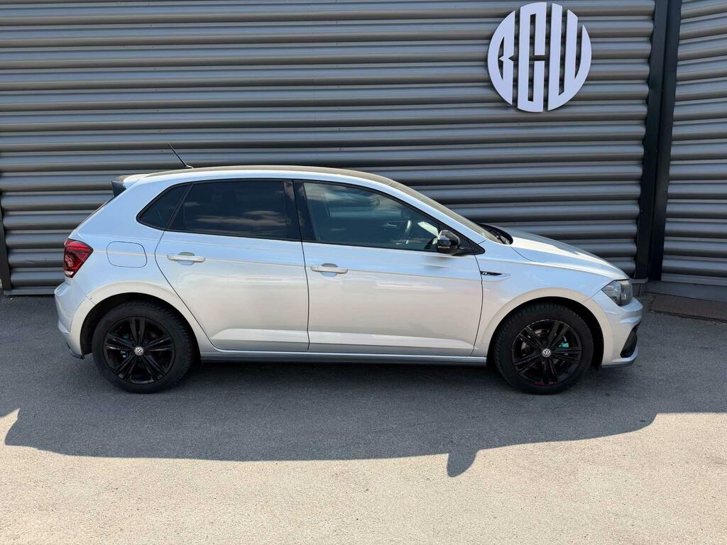 Volkswagen Polo 1.0 Tsi R-line Euro 6 Ss VF19FYW Silver #2