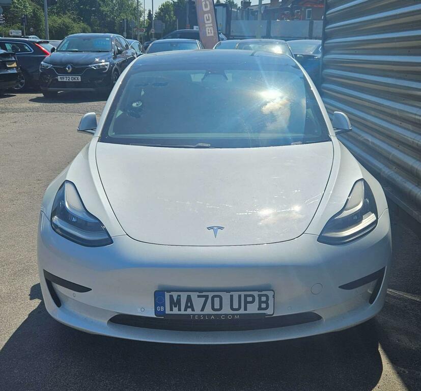 Tesla Model 3 Standard Range Plus Rwd MA70UPB White #2