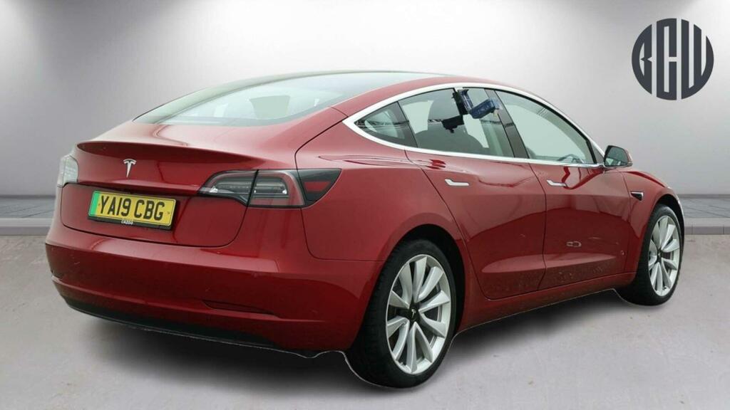 Tesla Model 3 Standard Range Plus Rwd YA19CBG Red #4