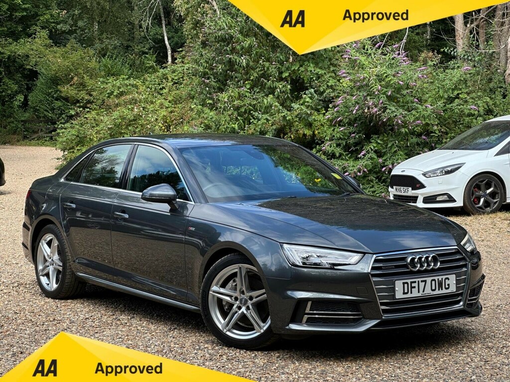 Audi A4 Saloon 2.0 Tdi S Line S Tronic Quattro Euro 6 Ss Grey