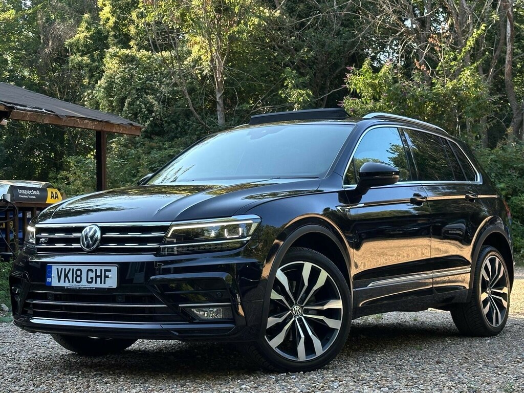 Volkswagen Tiguan 2.0 Bitdi R-line Dsg 4Motion Euro 6 Ss Black #4