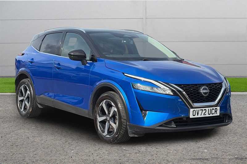 Nissan Qashqai 1.3 Dig-t Mh 158 N-connecta Glass Rf Xtronic Blue