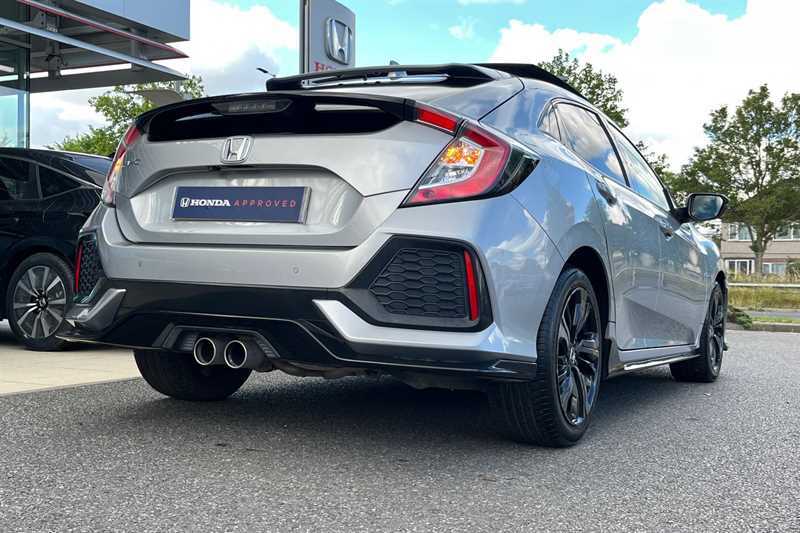 Honda Civic 1.5 Vtec Turbo Sport Cvt Blue #47