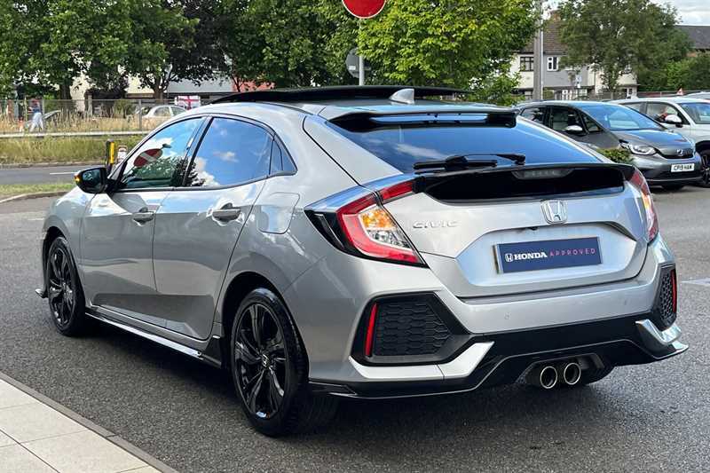Honda Civic 1.5 Vtec Turbo Sport Cvt Blue #46