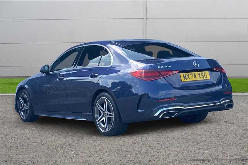 Mercedes-Benz C Class C220d Amg Line 9G-tronic Blue #2
