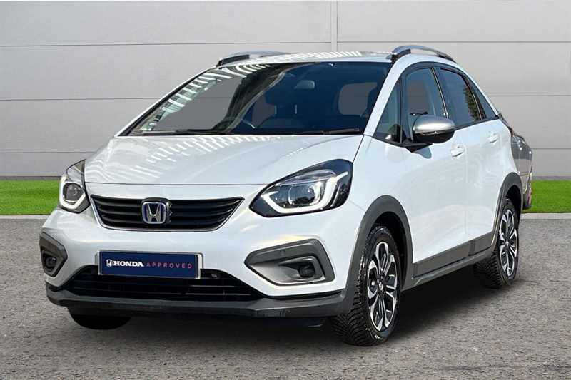 Honda Jazz 1.5 I-mmd Hybrid Crosstar Ex Ecvt White