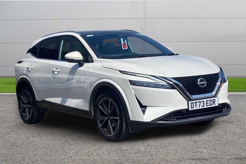 Nissan Qashqai 1.3 Dig-t Mh Tekna White