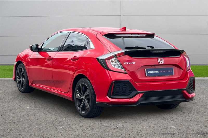 Honda Civic 1.0 Vtec Turbo Ex Red #3