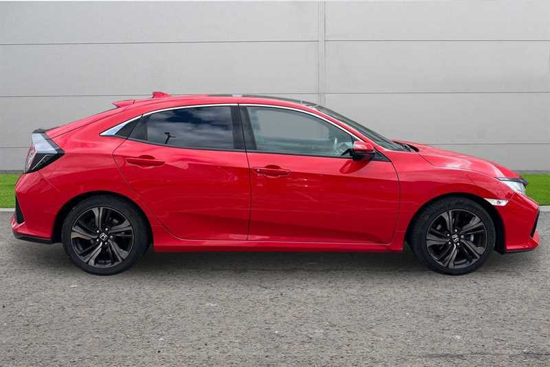 Honda Civic 1.0 Vtec Turbo Ex Red #5