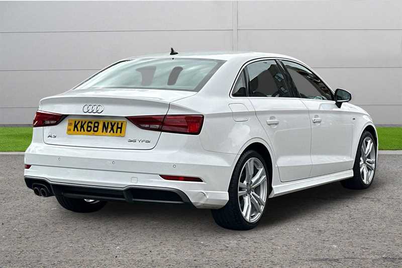 Audi A3 35 Tfsi S Line S Tronic KK68NXH White #3