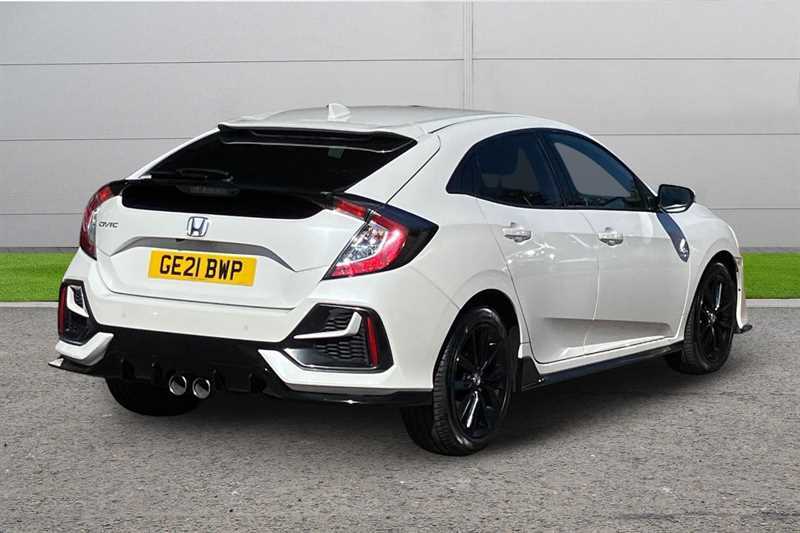 Honda Civic 1.5 Vtec Turbo Sport White #3