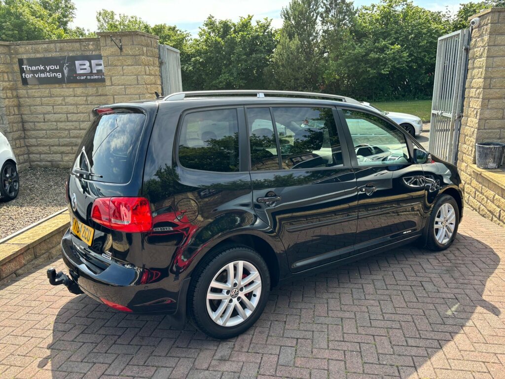 Volkswagen Touran 1.6 Tdi Se Euro 5 Blue #8