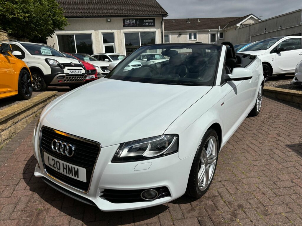 Audi A3 Cabriolet 2.0 Tdi S Line Final Edition Euro 5 Ss White #4