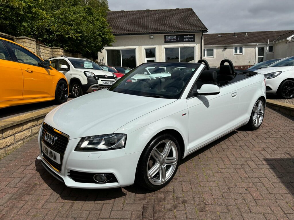 Audi A3 Cabriolet 2.0 Tdi S Line Final Edition Euro 5 Ss White #2