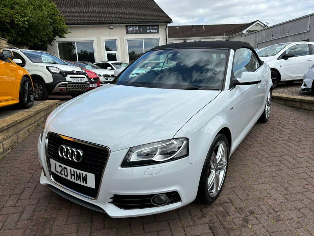 Audi A3 Cabriolet 2.0 Tdi S Line Final Edition Euro 5 Ss White #3