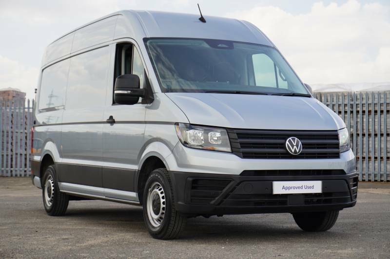 Volkswagen Crafter Cr35 Tdi 140Ps High Roof Van Commerce Plus Mwb - 2 HF75RKU Silver