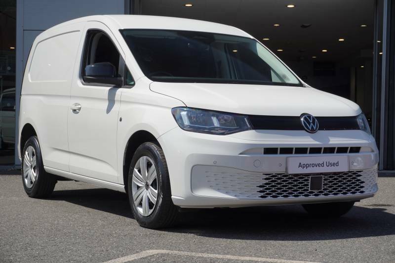 Volkswagen Caddy C20 Tdi 122Ps Van Dsg Tech Pack Commerce Plus Swb White