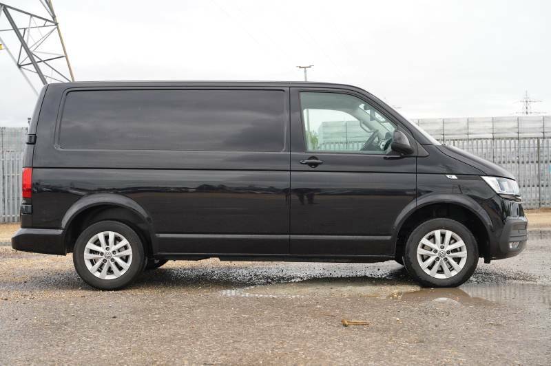 Volkswagen Transporter T28 Tdi 110 Van Highline Swb Black #4