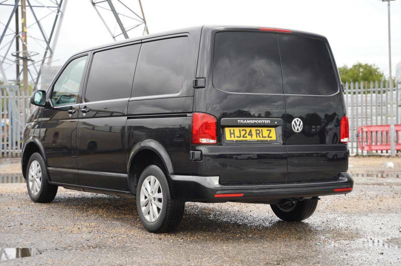 Volkswagen Transporter T28 Tdi 110 Van Highline Swb Black #3