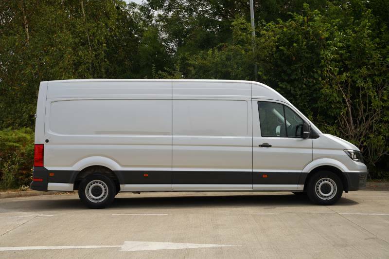Volkswagen Crafter Cr35 Tdi 140Ps High Roof Van Trendline Lwb - 2022 HS22LGZ Silver #4