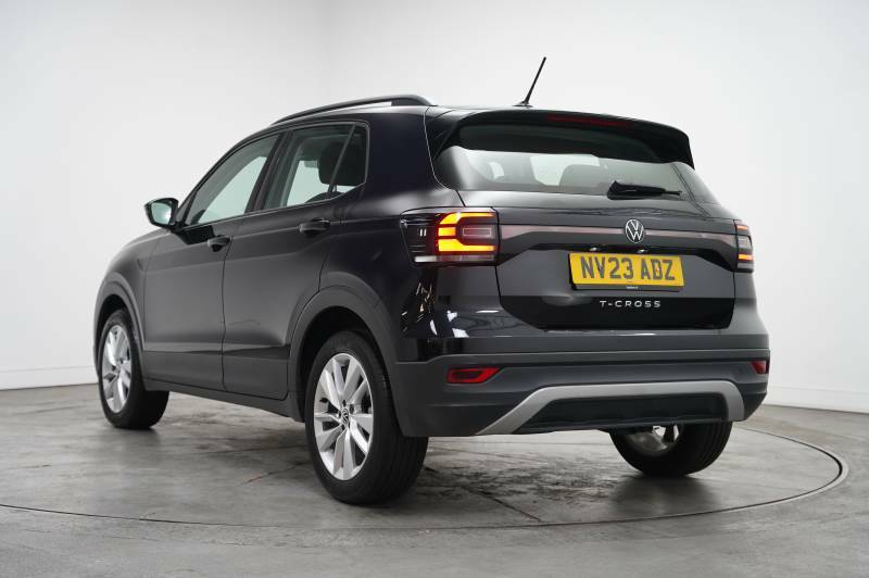 Volkswagen T-Cross Tsi 110 Se NV23ADZ Black #3