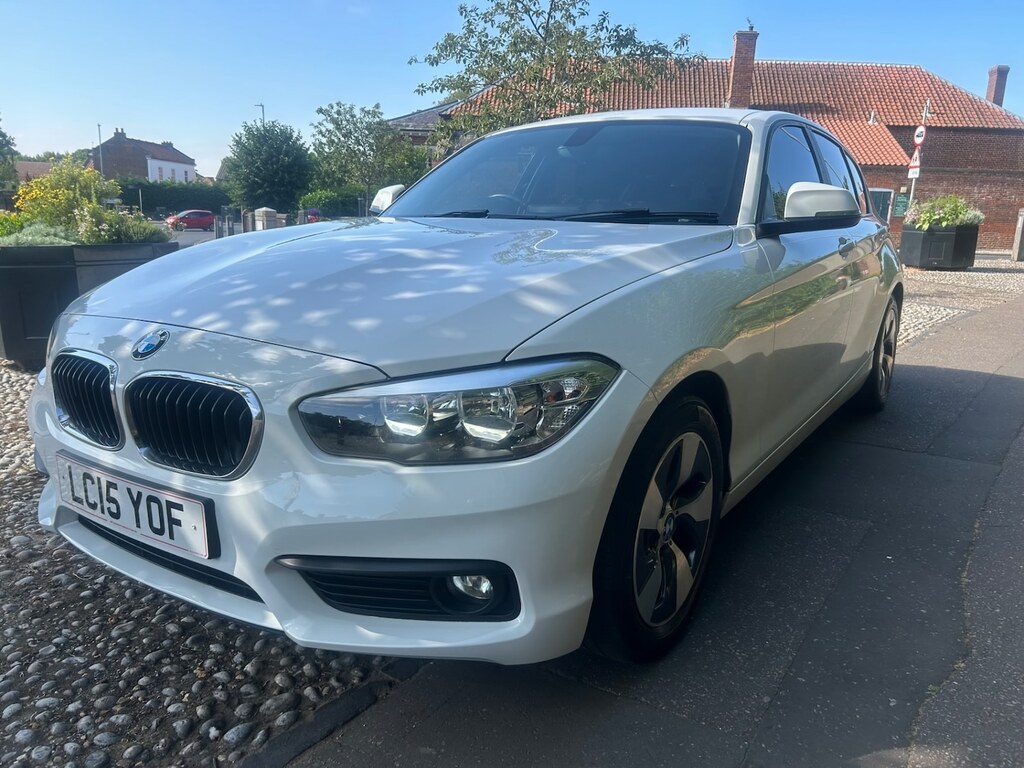BMW 1 Series 116D Efficientdynamics Plus White #2