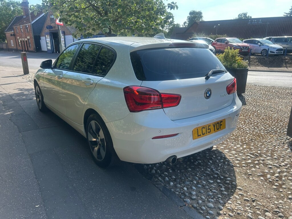 BMW 1 Series 116D Efficientdynamics Plus White #4