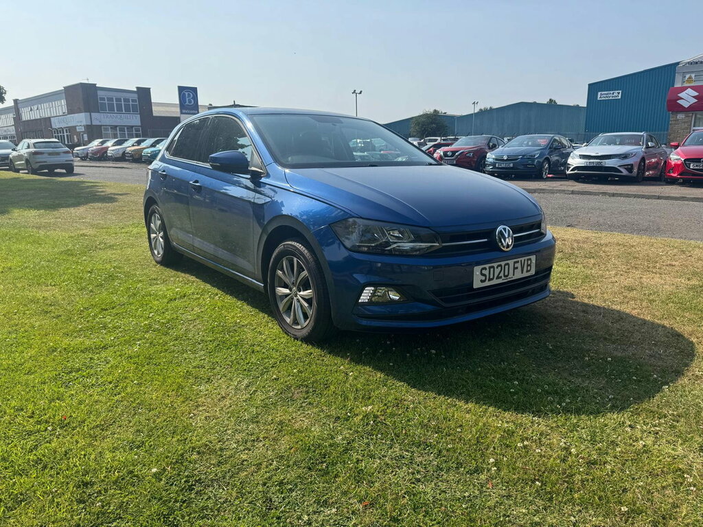 Volkswagen Polo 1.0 Evo Match Hatchback Euro 6 Blue
