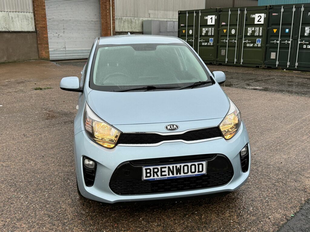 Kia Picanto 1.0 Wave Hatchback Euro 6 66 Bh Blue #2