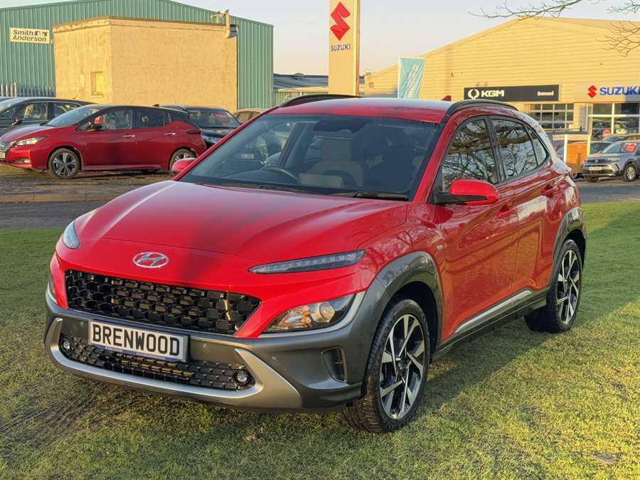 Hyundai Kona 1.0 T-gdi Mhev Premium Suv Hybrid Manua Red #3