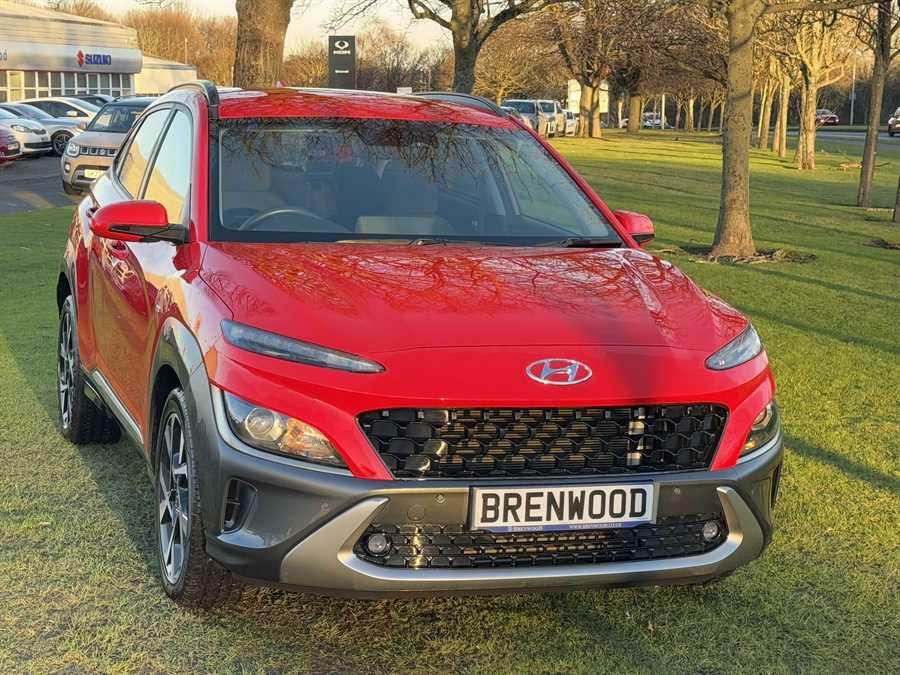 Hyundai Kona 1.0 T-gdi Mhev Premium Suv Hybrid Manua Red #2