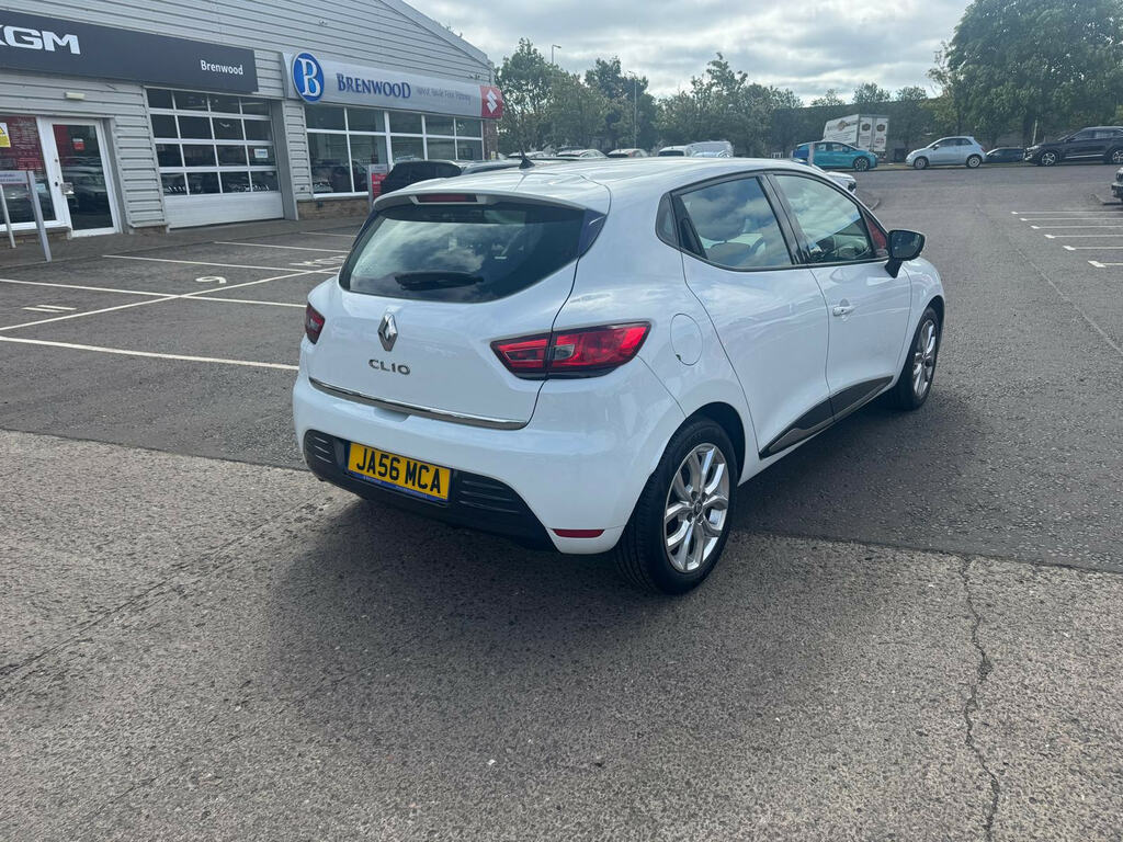 Renault Clio 1.2 16V Dynamique Nav Hatchback White #4