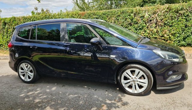 Vauxhall Zafira Tourer 1.4I Turbo Sri Nav Mpv Euro 6 1 DY18CNU Blue #3