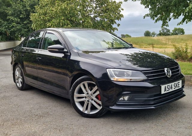 Volkswagen Jetta 2.0 Tdi Bluemotion Tech Gt Saloon Manua Black #2