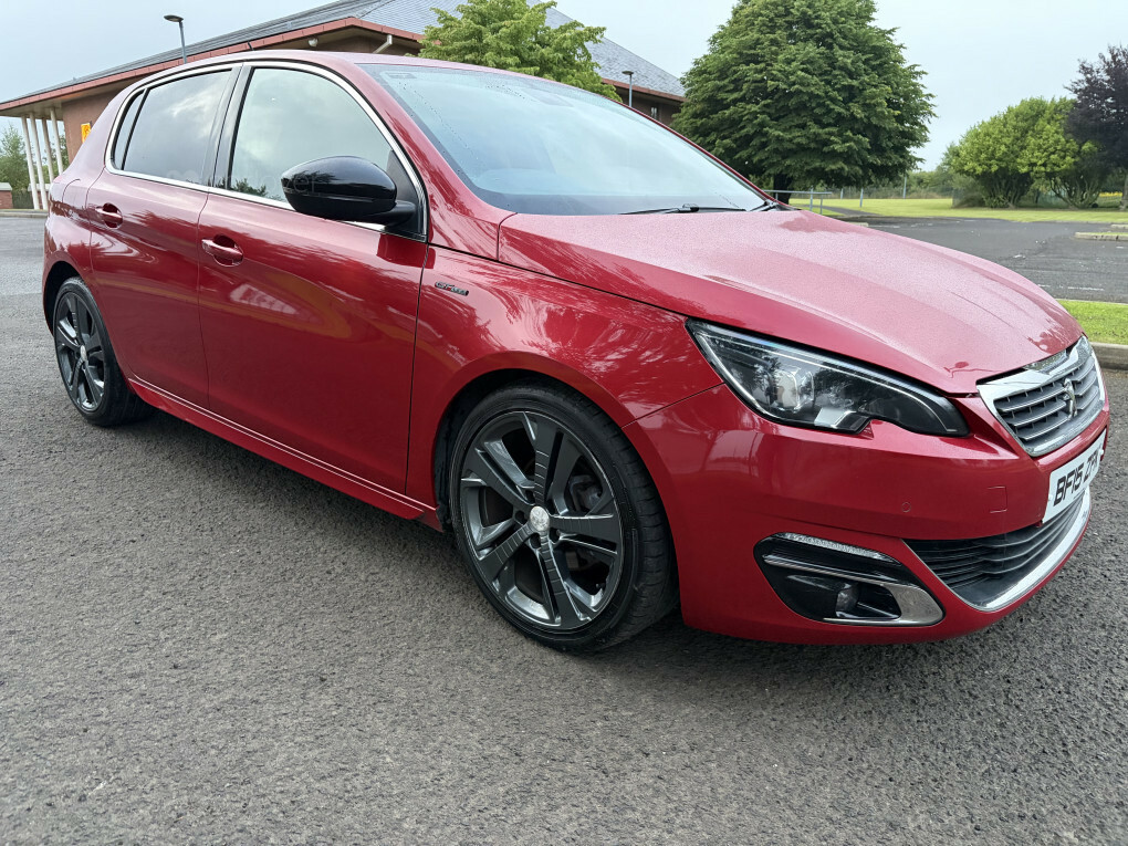 Peugeot 308 Gt Line Hdi Ss Red #4