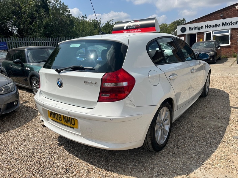 BMW 1 Series 2.0 118D Se Steptronic White #5