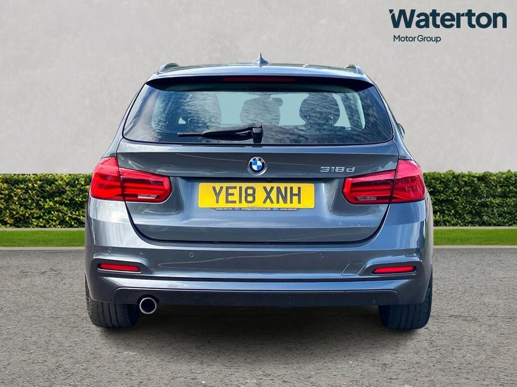 BMW 3 Series 318D Se YE18XNH Grey #4
