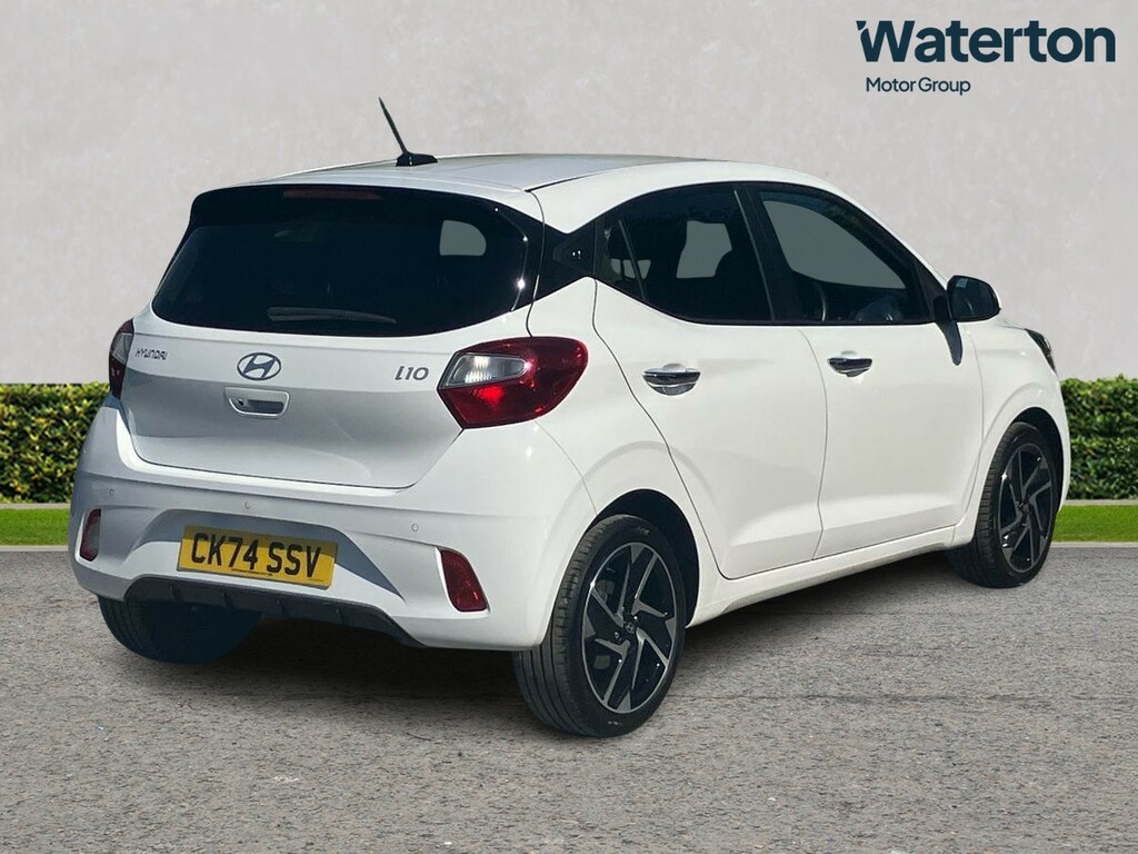 Hyundai I10 1.0 63 Premium Nav CK74SSV White #3