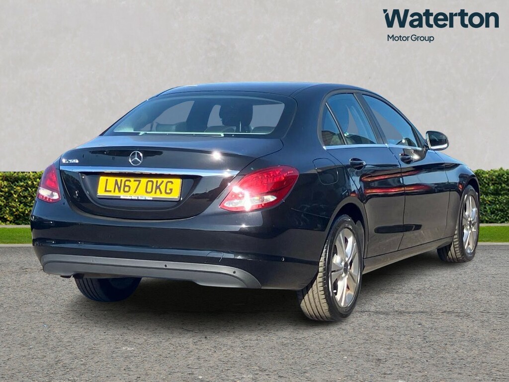 Mercedes-Benz C Class C200 Se Executive Edition 9G-tronic LN67OKG Black #3