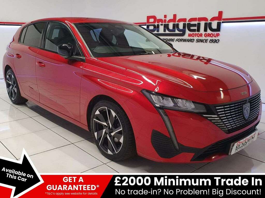 Peugeot 308 1.2 Puretech Allure Premium Hatchback GJ22AOK Red #2