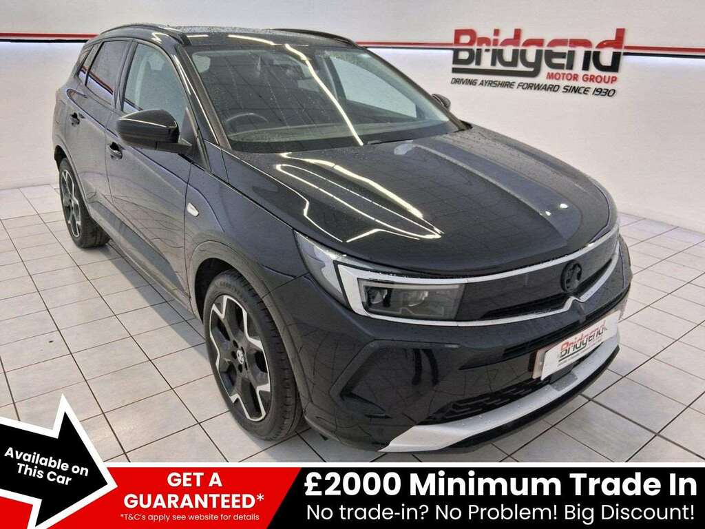 Vauxhall Grandland 1.2 Turbo Ultimate Suv BP72UWG Black #2