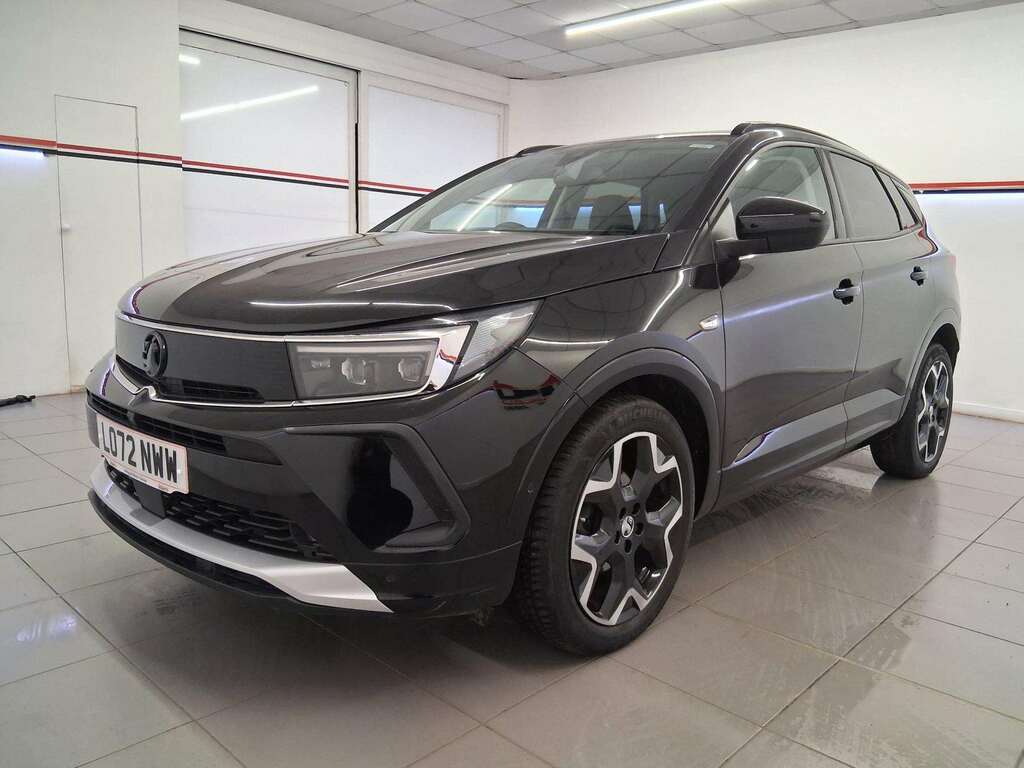 Vauxhall Grandland 1.2 Turbo Ultimate Suv LO72NWW Black #3