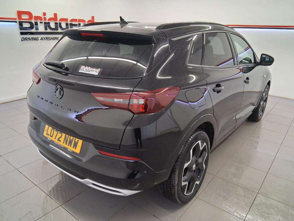 Vauxhall Grandland 1.2 Turbo Ultimate Suv LO72NWW Black #6