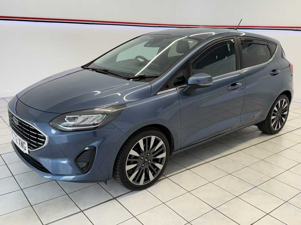 Ford Fiesta 1.0T Ecoboost Mhev Titanium X Hatchback YC72XWG Blue #3